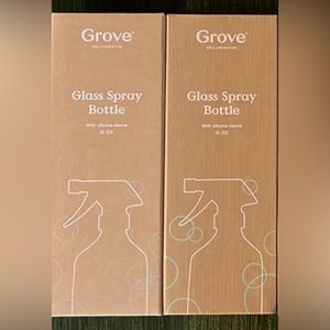 Grove Collaborative glass spray bottle x2